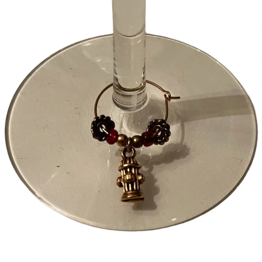 Dog Lovers Wine Glass Charms Set of 6 | Cute Pup Themed Drink Markers